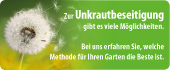 Störer Unkrautbeseitigung